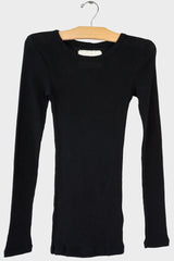 Gauze Rib LS Crew
