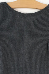 Gauze Rib LS Crew