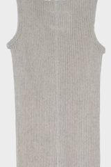 Gauze Rib Long Tank