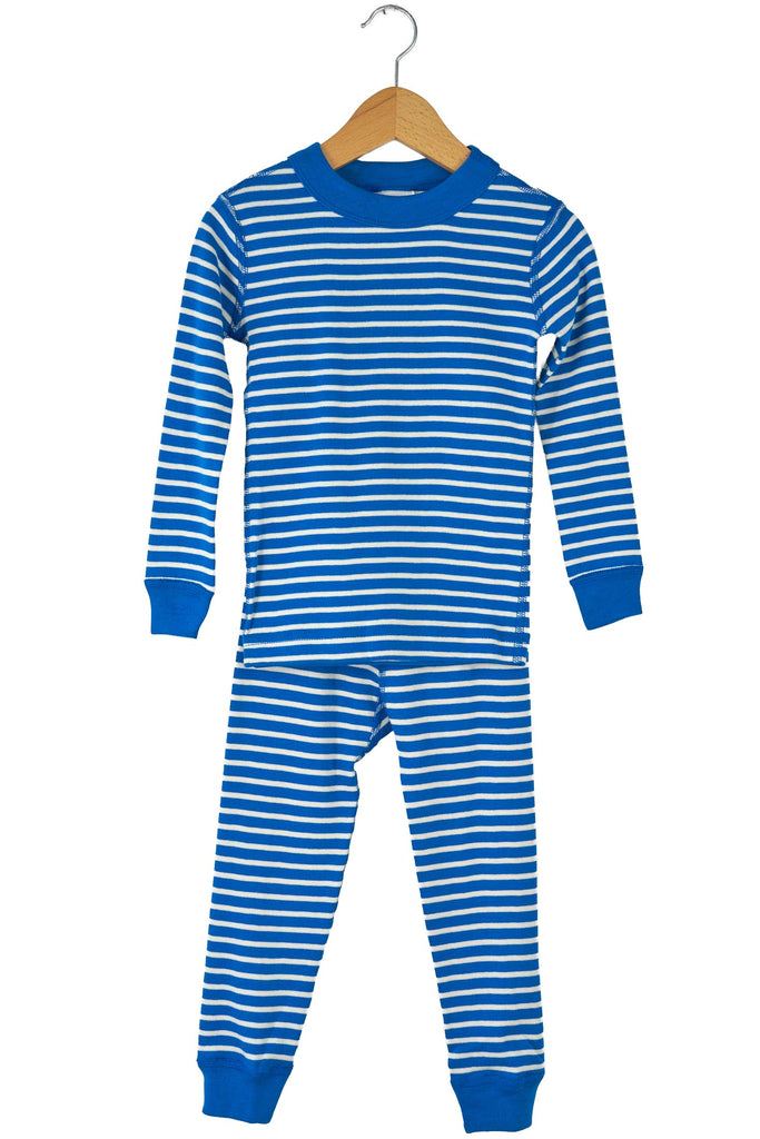 Stripe Long John PJ Set