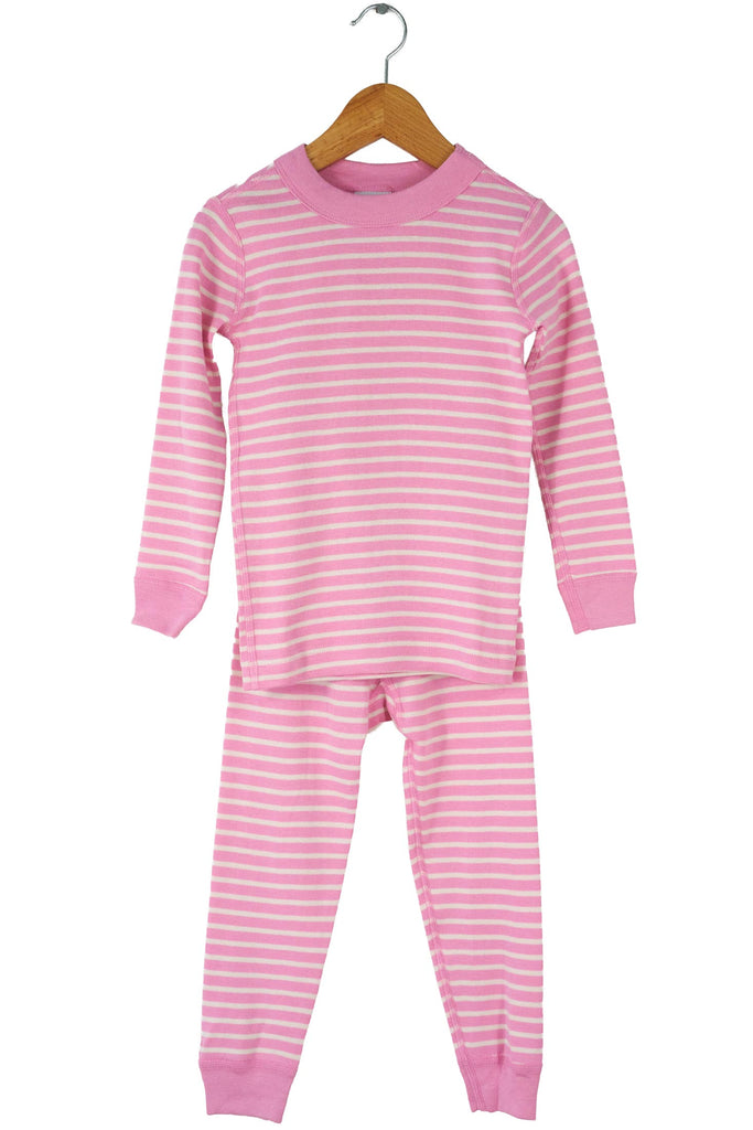 Stripe Long John PJ Set