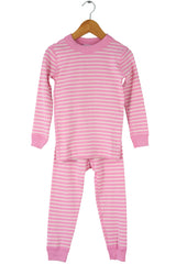 Stripe Long John PJ Set