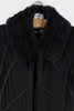 Long Faux Shearling Collar