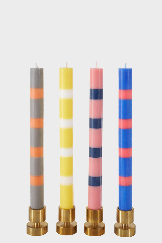 Horizontal Stripe Candlesticks