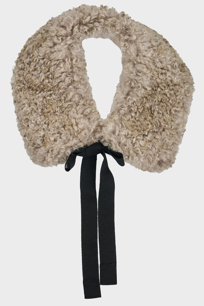 Faux Shearling Collar