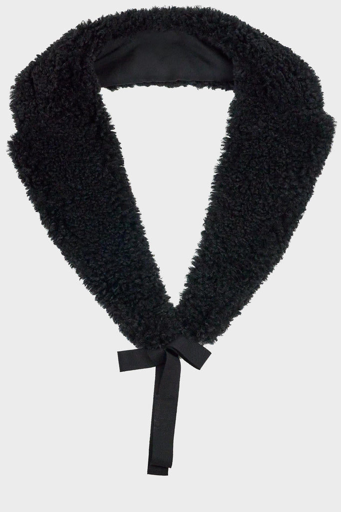 Long Faux Shearling Collar