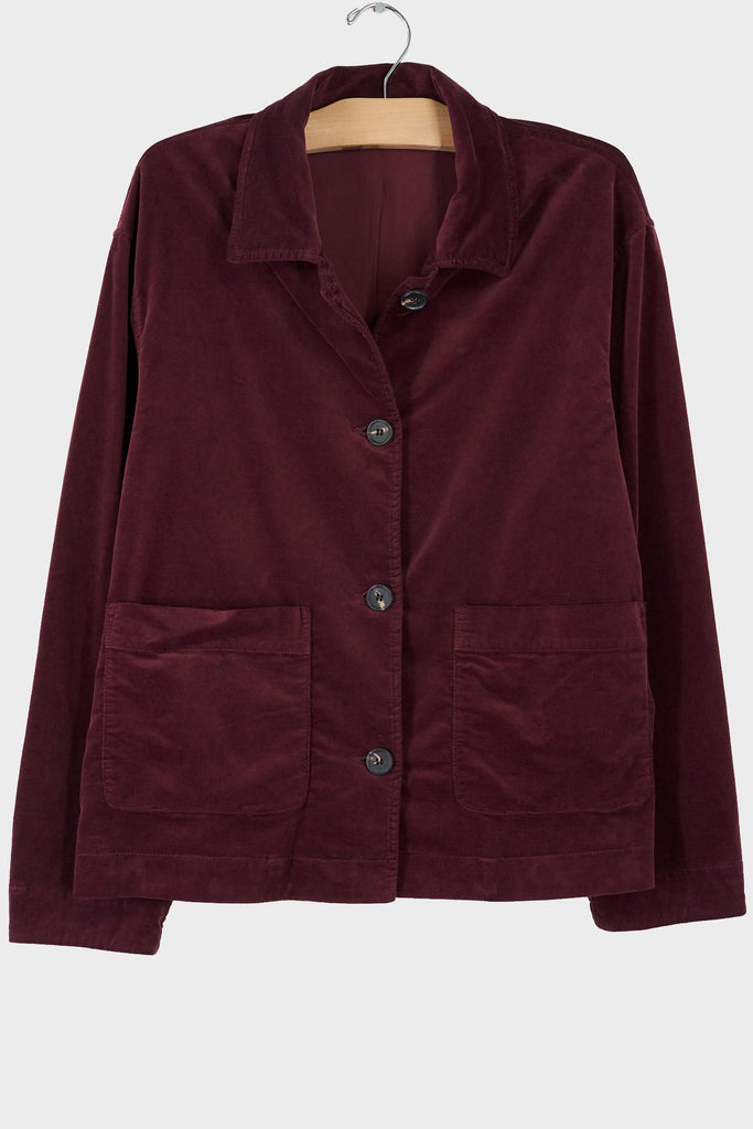 Velvet Pocket Jacket