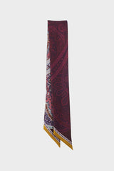 Silk Paisley Thin Scarf