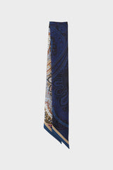 Silk Paisley Thin Scarf