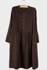 Agra Silk Pleat Dress