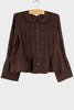 Aga Silk Pleat Top