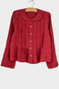 Aga Silk Pleat Top