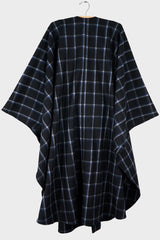 Windowpane Cape Coat