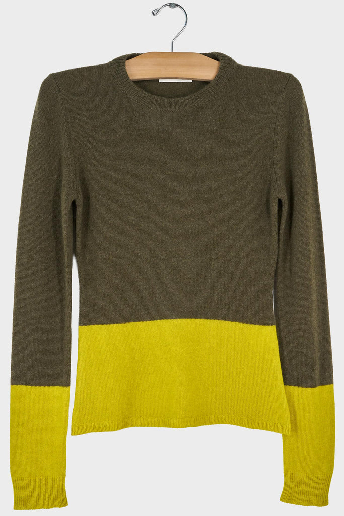 Bicolor Cashmere Sweater