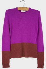 Bicolor Cashmere Sweater