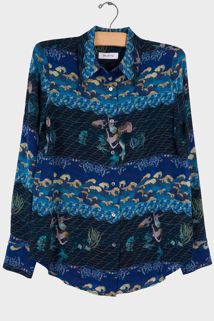 LS Mermaid Button Shirt