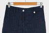Denim Flannel Taper Leg