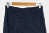 Denim Flannel Cuff Straight Leg