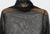 Sheer Hi Neck Top