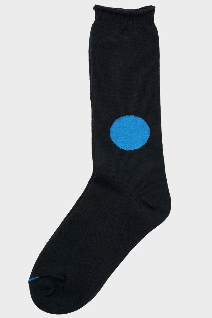 Blue Circle Socks
