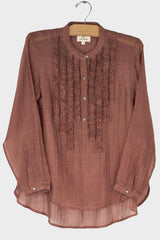 Ruffle LS Shirt