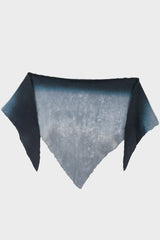 Open Knitted Triangle Scarf