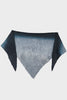 Open Knitted Triangle Scarf