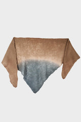Open Knitted Triangle Scarf