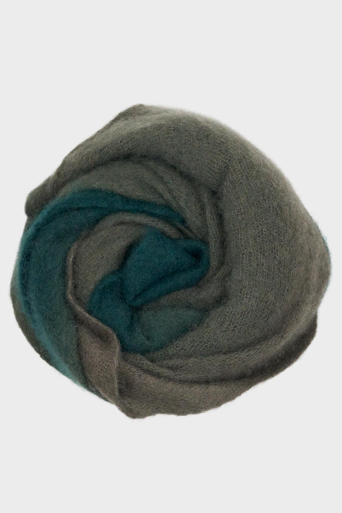 Open Knitted Triangle Scarf