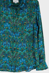 Peacock Manor Rlx Silk Shirt