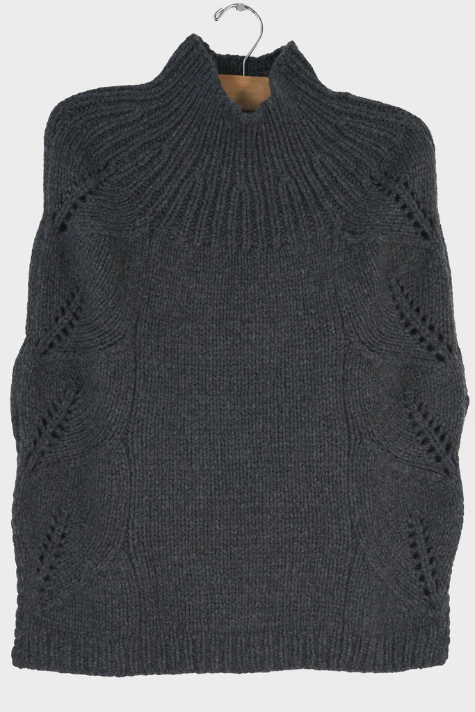 Cashmere Leaves Poncho