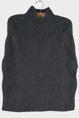 Cashmere Leaves Poncho
