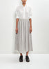 French Linen Pleat Skirt