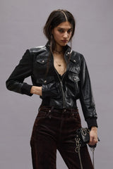 Shrunken Leather Jacket