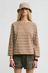 Boatneck L/S Stripe Tee