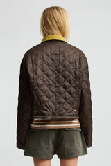 Cropped Quilted Jacket
