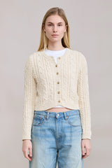 Cable Shrunken Cardi