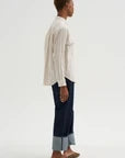 Cotton Dobby Stripe Shirt