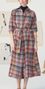Check Wool Dress