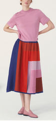 Patchwork+Kantha Skirt