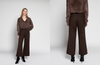 Twill Wide Leg Pant