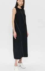 Diagonal Denim Dress