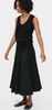 Knit Combo Godet Skirt
