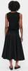 Knit Combo Godet Skirt