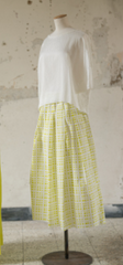 Joyce Voile Check Skirt