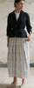 Joyce Voile Check Skirt