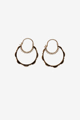 Pia Hammered Hoops