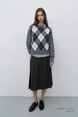 Pleated Long Skirt