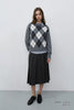 Pleated Long Skirt
