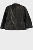 Relax Button Leather Jacket